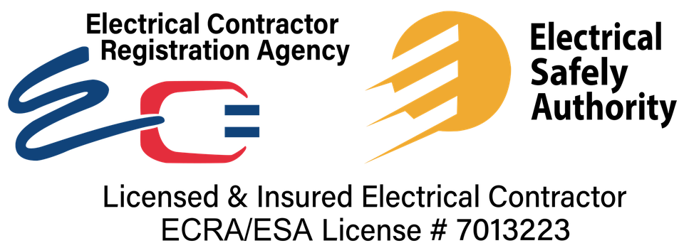 ECRA/ESA Licensed and Insured Electrical Contractor — licence 7013223