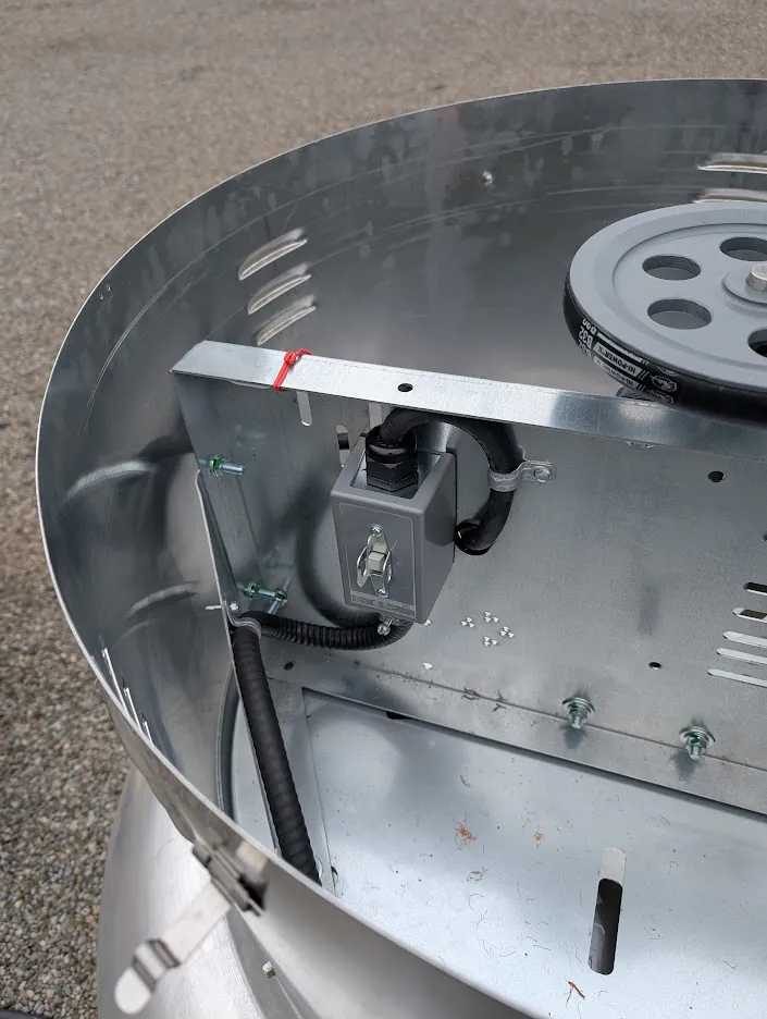 Coco Bakery exhaust-fan electrical connection in Mississauga