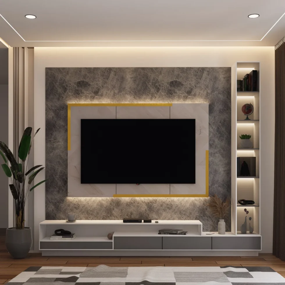 Modern residential interior representing CBK Electric custom-home electrical work