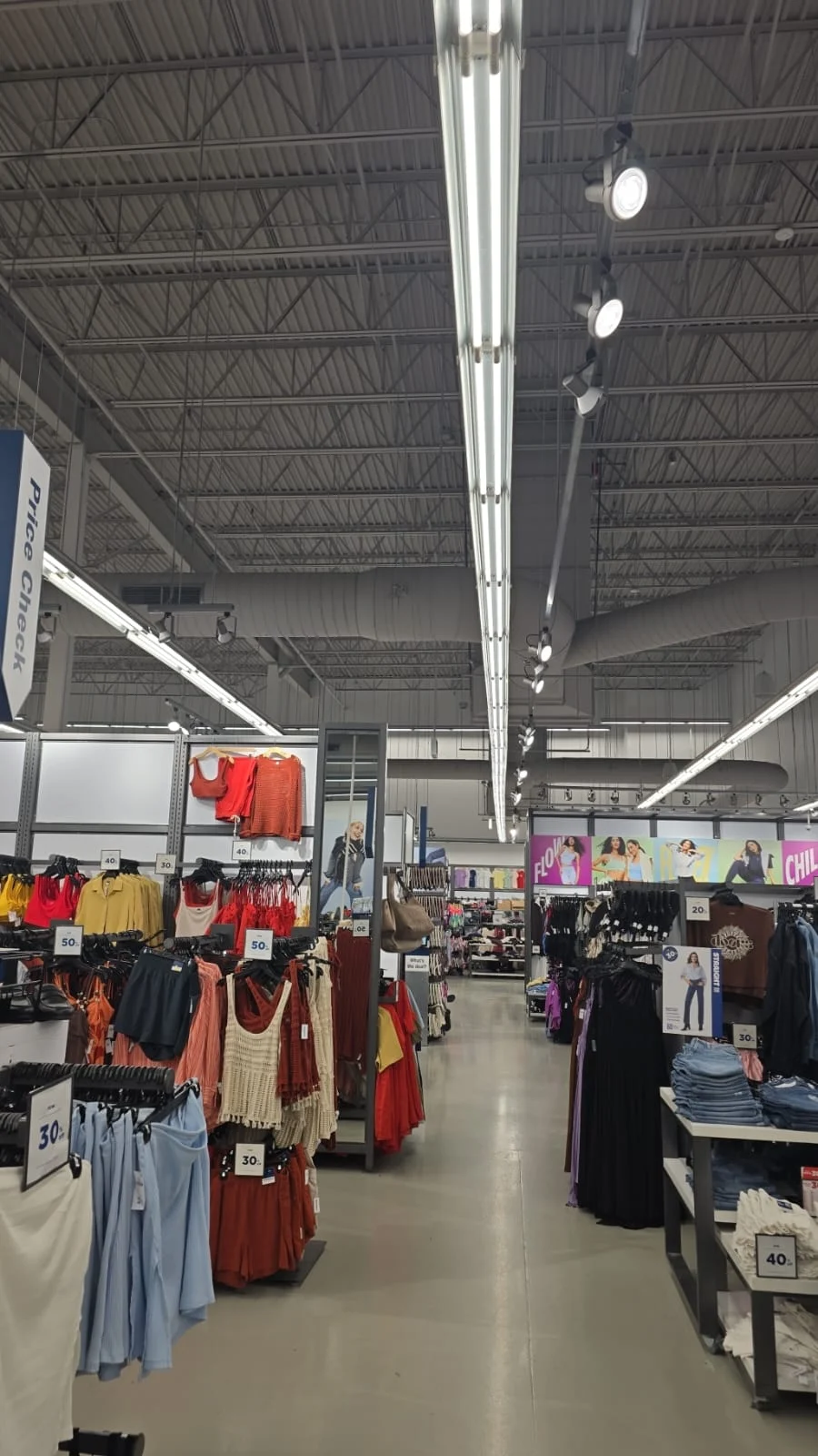 Old Navy Ottawa retail lighting retrofit and emergency lighting